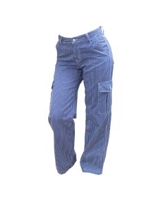 Jeans Dama Carpintero Tiro Bajo Rayas Usa Jeans Wear