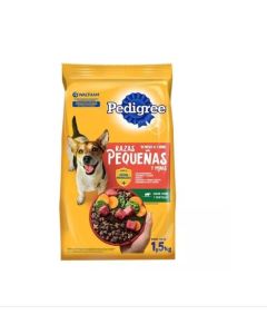 Pedigree Adultos Razas Pequeñas Carne Y Vegetales 1.5Kg