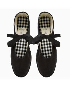 Zapatillas Cayumas Salomé Lino Nero