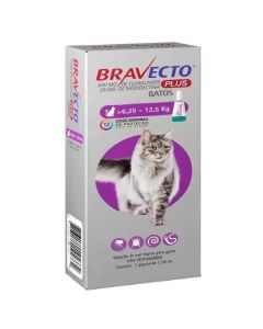 BRAVECTO Transdermal Gatos medianos 6.25kg - 12.5kg