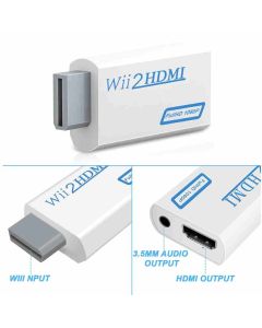 Adaptador Wii A Hdmi 1080p Nintendo Conector Audio A Hdtv