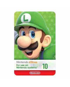 Nintendo Eshop Gift Tarjeta Card Saldo de 10 Código Digital