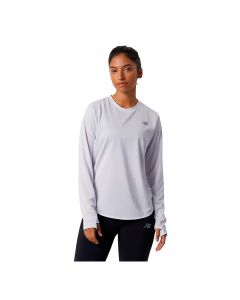 Sweater de mujer New Balance Accelerate Blanco