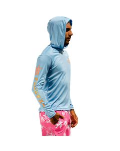 Franela Playera UV Con Capucha